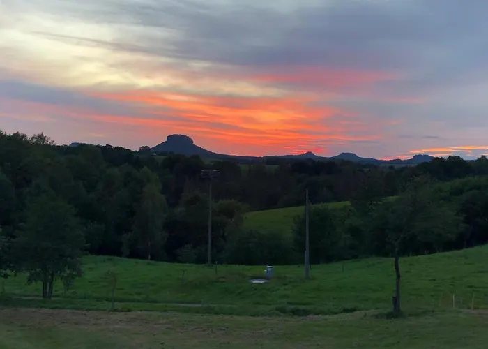 Apartament Auszeit Mit Weitblick In Der Saechsischen Schweiz - Kleiner Bauernhof Mit Tieren Und Wallbox
